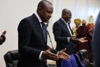 Joyful church members