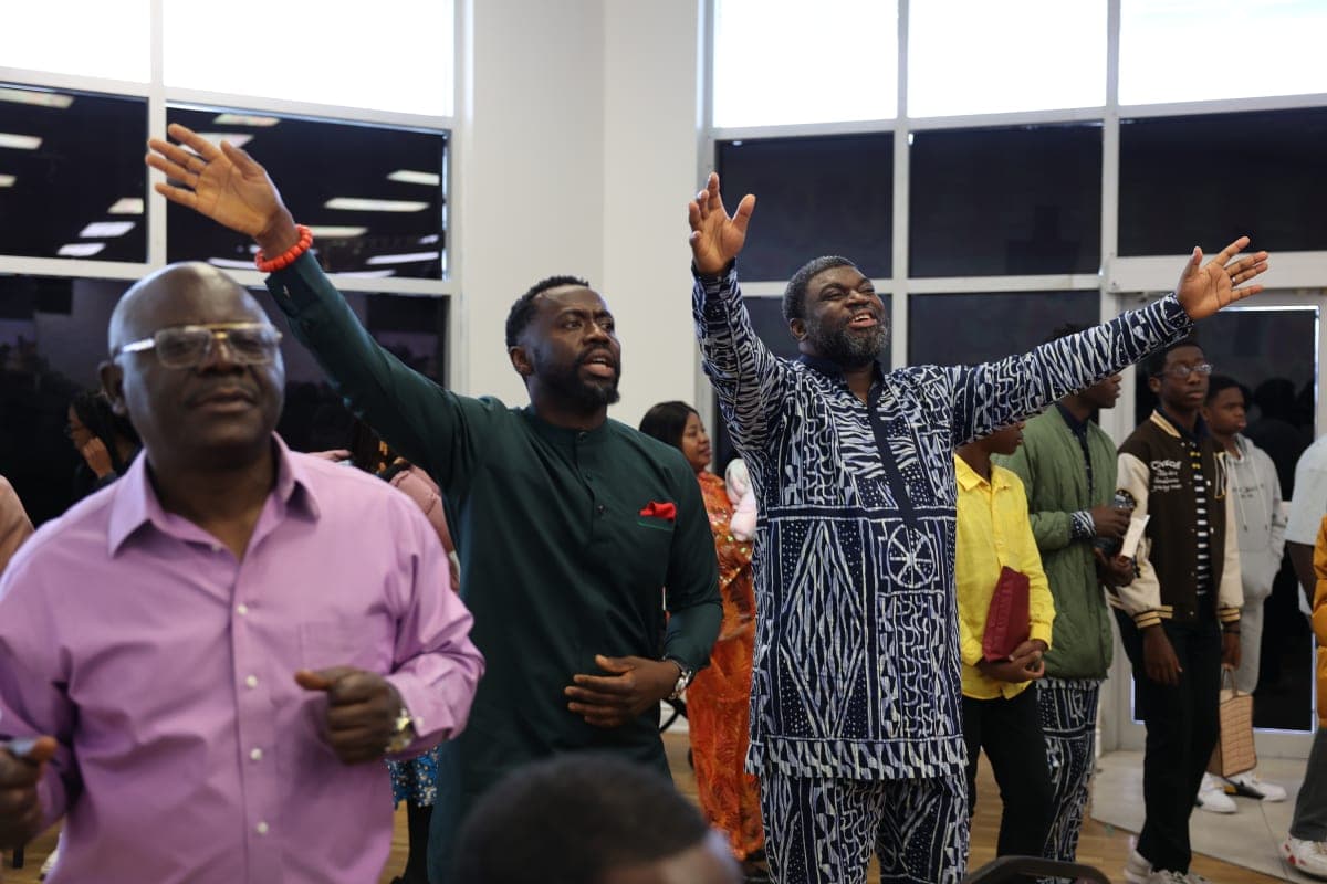 Worship service gathering